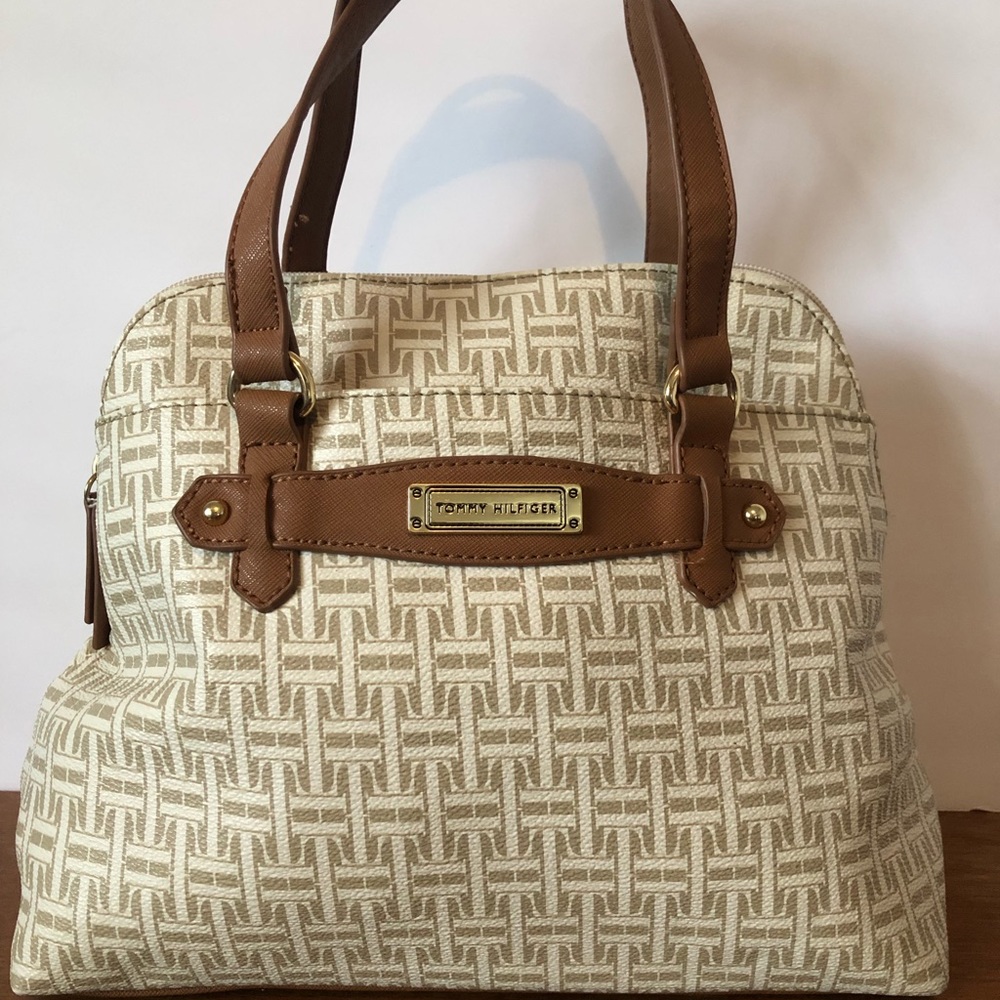 Tommy Hilfiger Purse (Brown & White)